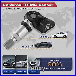 4pcs Autel MX-Sensor 315&433MHz Programmable TPMS Universal Tire Pressure Sensor