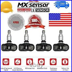 4pcs Autel MX-Sensor 315MHz Programmable TPMS Tire pressure Sensor Metal Stem