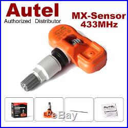 4x Autel MX-Sensor 433MHz Programmable Universal TPMS sensor For Tire Pressure