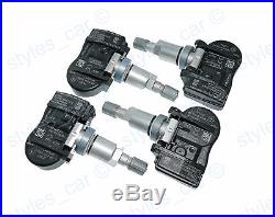 4x Citroen C4 C5 C6 C8 Tyre Pressure Sensors TPMS 433MHz 9659452180