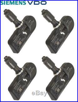 4x NEW Siemens Volkswagen Audi (TPMS) Tire Pressure Monitoring Sensor 315 MHz