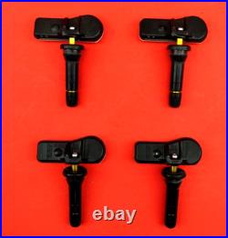4x Original Renault Tire Pressure Sensors RDKS 433 MHZ Black 407009322R