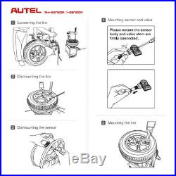 4x TPMS Tire Pressure Monitoring Sensors Autel NEW 315MHz 433 2 in 1 For Ford VW