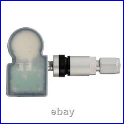 4x Tire Pressure Sensors TPMS Sensors Metal Valve Silver for Peugeot Boxer 2014