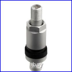 4x Tire Pressure Sensors TPMS Sensors Metal Valve Silver for Peugeot Boxer 2014