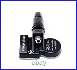 5 TPMS Tire Pressure Sensors for Chevrolet Silverado Black Valve Stems VPE