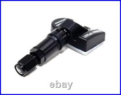 5 TPMS Tire Pressure Sensors for Chevrolet Silverado Black Valve Stems VPE