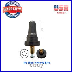 50 PCS TPMS Short Snap-In Valve Stem 11.3 mm Rim Hole24 mm Exposed Height