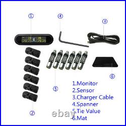 6 Internal Sensor Wireless TPMS Real-time Car Tire Pressure Monitoring System