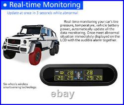 6 Internal Sensor Wireless TPMS Real-time Car Tire Pressure Monitoring System