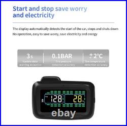 6 Tire TPMS Wireless Truck Tire Pressure Monitor 433.92MHz External Sensor
