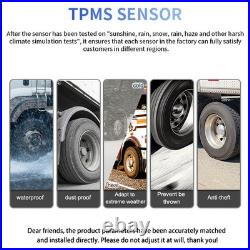 6 Tire TPMS Wireless Truck Tire Pressure Monitor 433.92MHz External Sensor 6 Tire TPMS Wireless Truck Tire Pressure Monitor 433.92MHz External Sensor