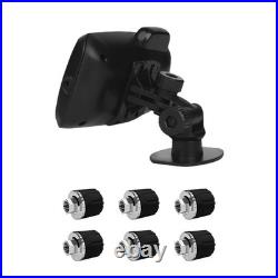 6 Tire TPMS Wireless Truck Tire Pressure Monitor 433.92MHz External Sensor