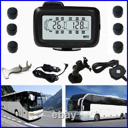 6 Tire Truck Car Tire Pressure Sensor Tyre TPMS Pressure Monitor System Control