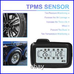 6 Tire Truck Car Tire Pressure Sensor Tyre TPMS Pressure Monitor System Control