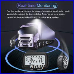 6 Tire Truck Car Tire Pressure Sensor Tyre TPMS Pressure Monitor System Control