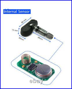 6pc Internal Sensors Wireless TPMS Real-time Car Tyre Pressure Monitoring System