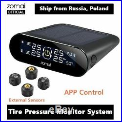 70mai External Sensor Tire Pressure Monitor System Lite APP Control Solar Power