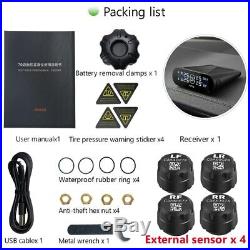 70mai External Sensor Tire Pressure Monitor System Lite APP Control Solar Power