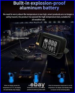 8 External Sensors Wireless TPMS Tire Pressure Monitoring System 433.92MHz Truck