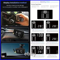 8 External Sensors Wireless TPMS Tire Pressure Monitoring System 433.92MHz Truck