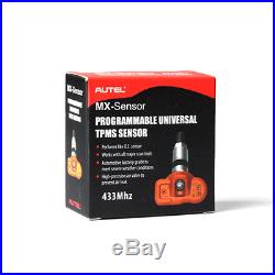 8x Autel MX-Sensor 433MHz Universal Programmable TPMS Sensor for Tire Pressure