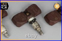 98-06 Mercedes W220 SL600 S500 S55 TPMS Tire Pressure Sensor Set 315 Mhz OEM