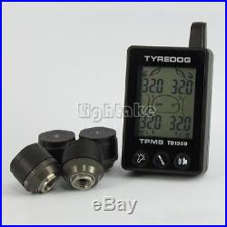 Authentic Tyredog Wireless Tpms Tyre/tire Pressure Monitor With External Sensors