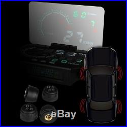 AUTOOL X360 Car TPMS HUD Head Up Display Tire Pressure Monitor Sensor OBD2 3IN1