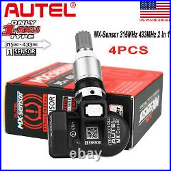 Autel MX-Sensor 315MHz 433MHz 2 in 1 Car Tire Pressure Sensor Programmable TPMS