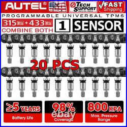 Autel MX-Sensor 315MHz & 433MHz Programmable TPMS Universal Tire Pressure Sensor