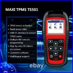Autel MaxiTPMS TS501 TPMS Diagnostic Tire Pressure Sensor Tool AS TS508 TS601 US