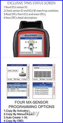 Autel MaxiTPMS TS508WF Tire Pressure Sensor Tool TPMS Programmable Scanner