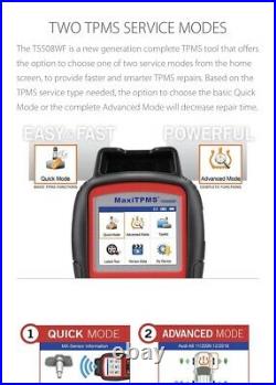 Autel MaxiTPMS TS508WF Tire Pressure Sensor Tool TPMS Programmable Scanner