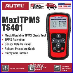 Autel TS401 Diagnostic Tool TPMS Reset Tire Pressure Sensor FOB For GM Toyota VW