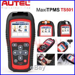 Autel TS501 TPMS Code Reader Tire Pressure Sensor Activation Decode Tool Key FOB