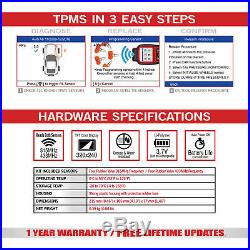Autel TS508K TPMS Auto Diagnostic Tool + 433MHz Tire Pressure Sensor Program ECU