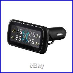 Auto Car Wireless TPMS Tire Tyre Pressure Monitoring System with 4 Sensors LCD