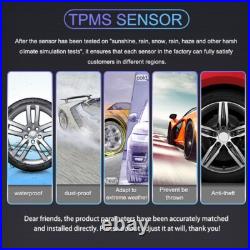 Auto Truck TPMS Solar energy Tire Pressure Monitor System 6 sensors LCD Display