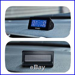 Auto Wireless TPMS Tire Pressure Monitoring System + 4 Internal Sensors LCD