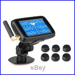 B-Qtech Tire Pressure Monitoring System Wireless TPMS with 6 Sensors for RV T