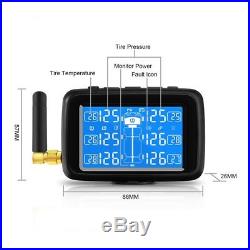 B-Qtech Tire Pressure Monitoring System Wireless TPMS with 6 Sensors for RV T