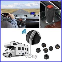 B-Qtech Tire Pressure Monitoring System Wireless TPMS with 6 Sensors for RV T