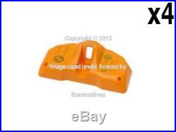 BMW e39 e46 (02-06) e65 e66 Tire Pressure Sensor (x4) TPMS sende rmonitoring