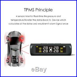 Bereal Solar Tire Pressure Monitoring System TPMS With 4 Internal Sensors