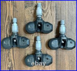 Brand New Set of Four (4) OEM BMW HUF TPMS Tire Pressure Sensors 2010 2011 F02
