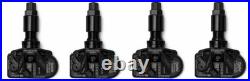 Brand New Set of Four (4) OEM Genuine BMW TPMS 36106877937 Black Stem