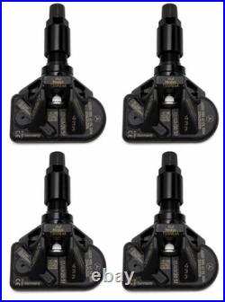Brand New Set of Four (4) OEM Genuine BMW TPMS 36106877937 Black Stem