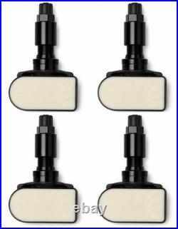 Brand New Set of Four (4) OEM Genuine BMW TPMS 36106877937 Black Stem