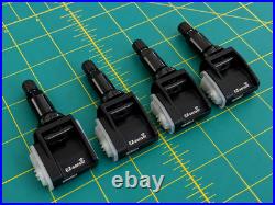 Brand New Set of Four (4) OEM Genuine Mercedes TPMS for GLS 2015-2025 Black Stem